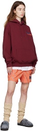 Martine Rose Orange Tommy Jeans Edition Striped Boxer Shorts