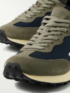 Veja - Rio Branco Leather-Trimmed Alveomesh and Suede Sneakers - Green
