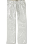 Gallery Dept. - Logan Bootcut Metallic Coated Jeans - Silver