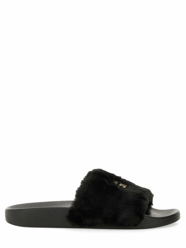 Photo: Versace Jeans Couture Slide Sandal With Logo