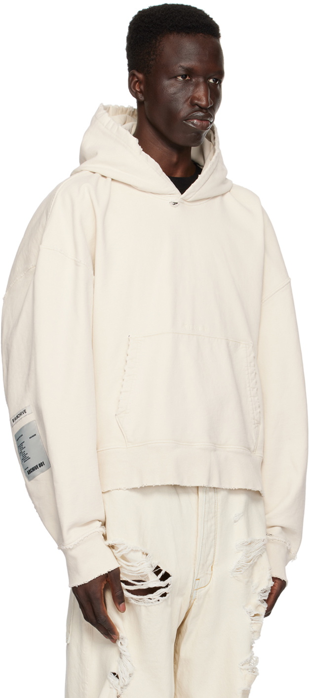 B1ARCHIVE Off-White Short Hoodie