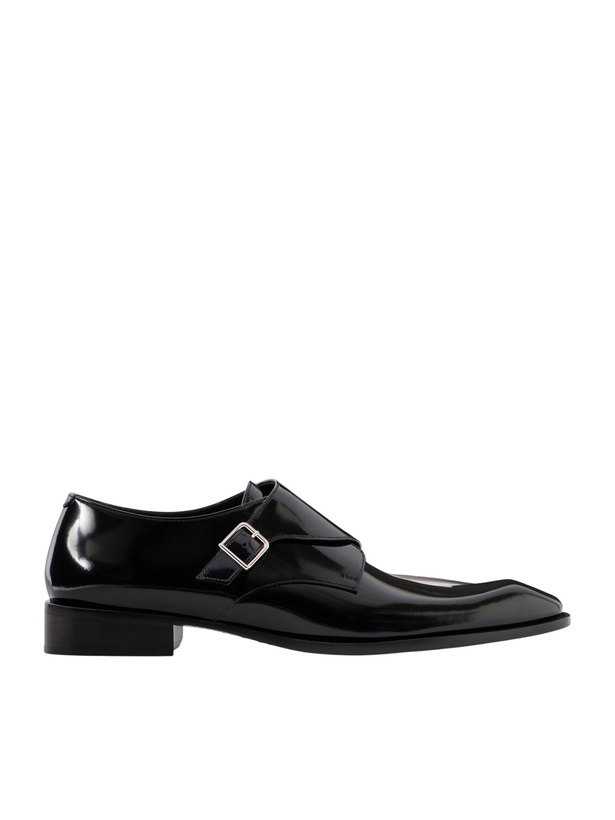Photo: SAINT LAURENT - Connor Leather Oxford Shoes - Black
