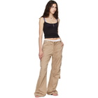 Raimundo Langlois Beige Double Fly Cargo Pants