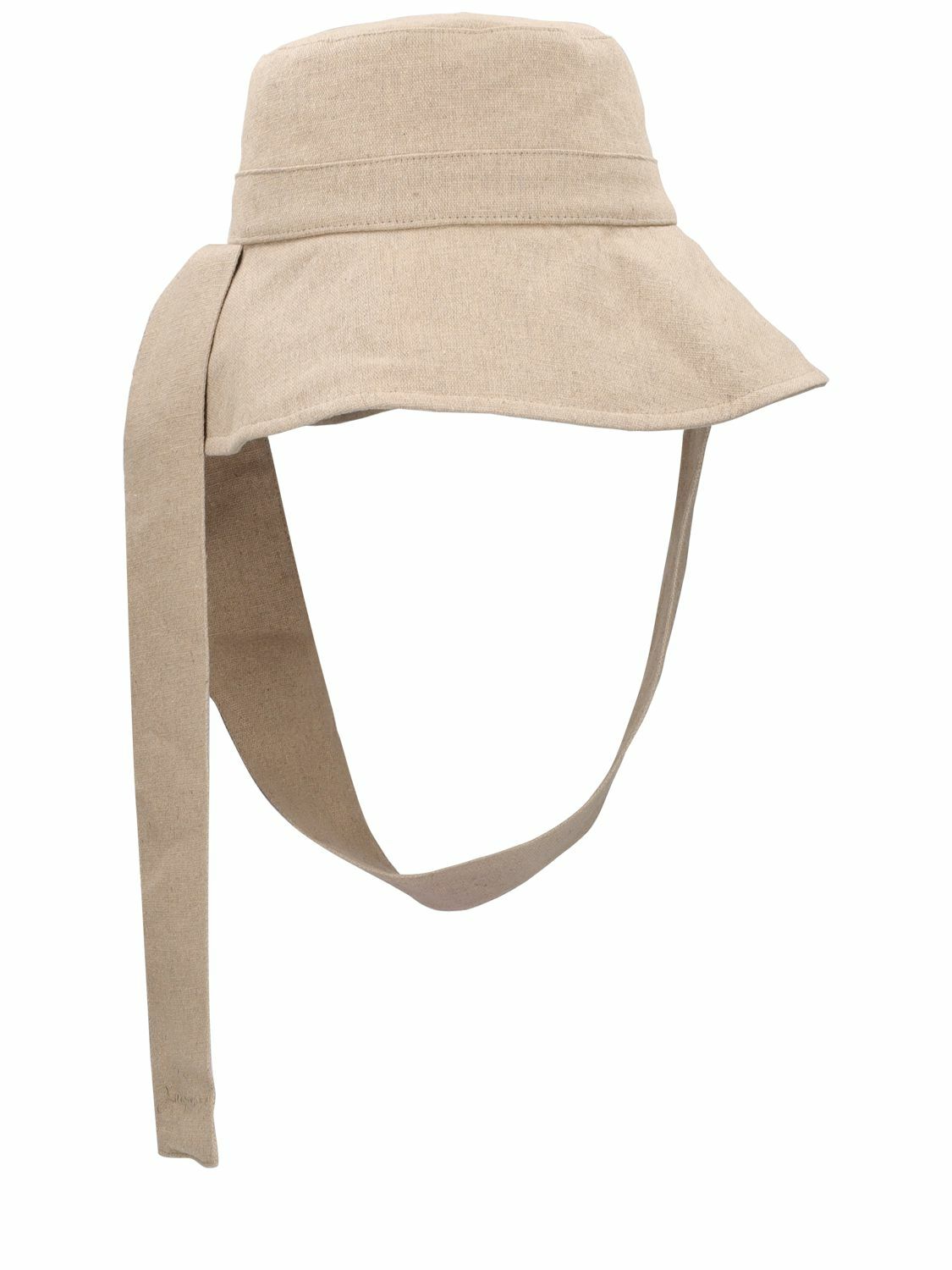 JACQUEMUS - Le Bob Bando Linen Bucket Hat Jacquemus