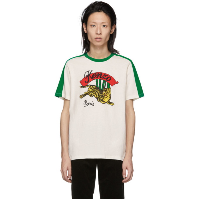 Photo: Kenzo White Bamboo Tiger T-Shirt