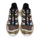 Salomon Brown and Beige XT-6 Advanced Sneakers