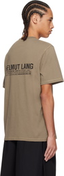 Helmut Lang Brown Postcard: Greenwich T-shirt