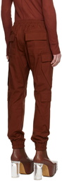 Rick Owens Burgundy Mastodon Mega Cargo Pants