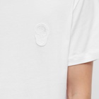 Alexander McQueen Men's Tonal Skull Motif T-Shirt in White