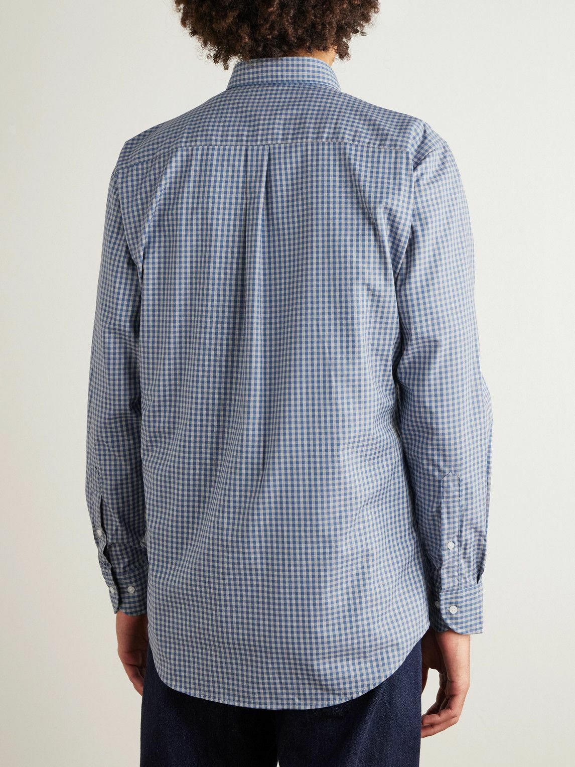 Peter Millar - Conway Crown Lite Checked Poplin Shirt - Blue