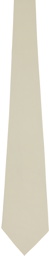 Labrum SSENSE Exclusive Beige Cotton Tie