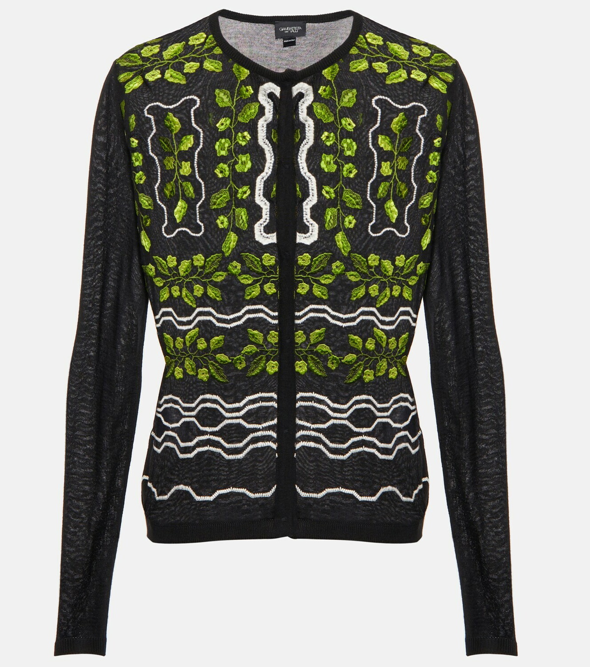 Giambattista Valli - Embroidered cashmere and silk cardigan
