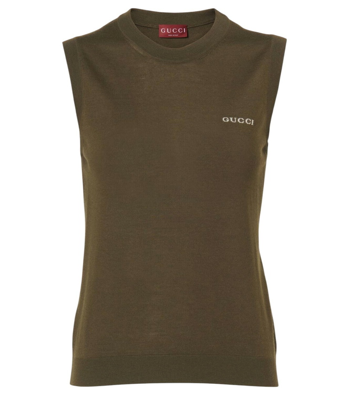 Photo: Gucci Cashmere and silk sweater vest