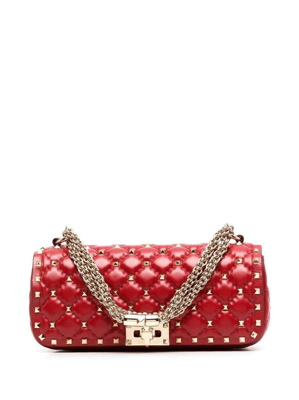 VALENTINO GARAVANI - Rockstud Spike Small Leather Shoulder Bag ...