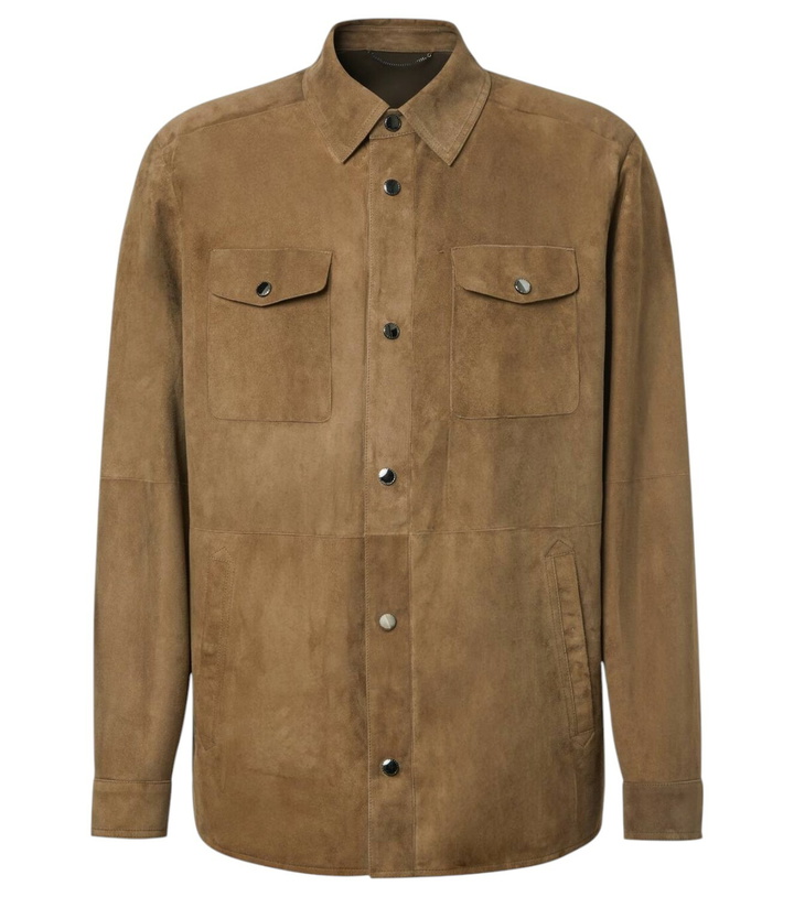 Photo: Canali Suede overshirt