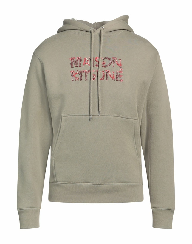 Photo: Maison Kitsuné Mens Sweatshirt in Sage green