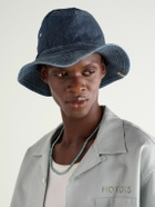 Visvim - Buckley Logo-Appliqued Denim Fedora - Blue