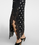Sportmax Capo polka-dot silk slip dress