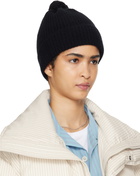 Tekla SSENSE Exclusive Black AURALEE Edition Night Knit Beanie