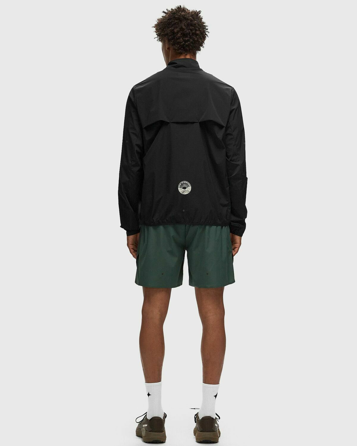 Pas Normal Studios Balance Half Zip Jacket Black Windbreaker Pas