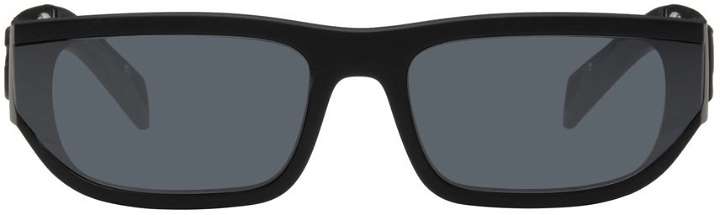 Photo: Dolce & Gabbana Black Rubber Active Sunglasses
