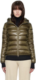 Herno Khaki Giada Down Jacket