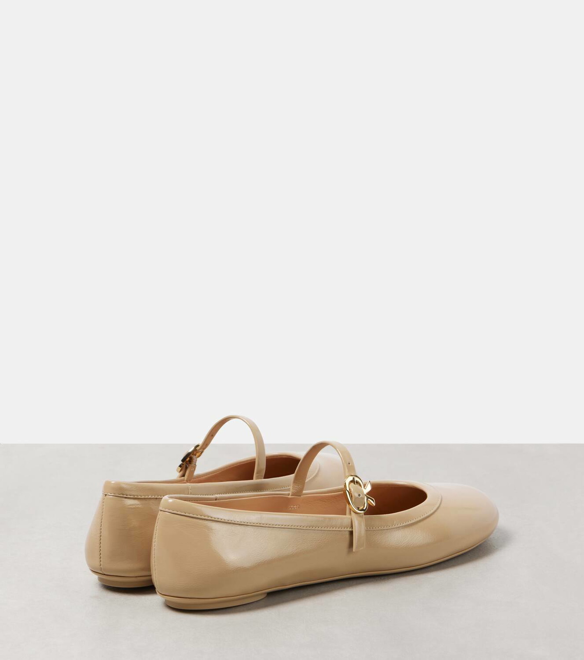 Gianvito Rossi Carla patent leather Mary Jane flats Gianvito Rossi