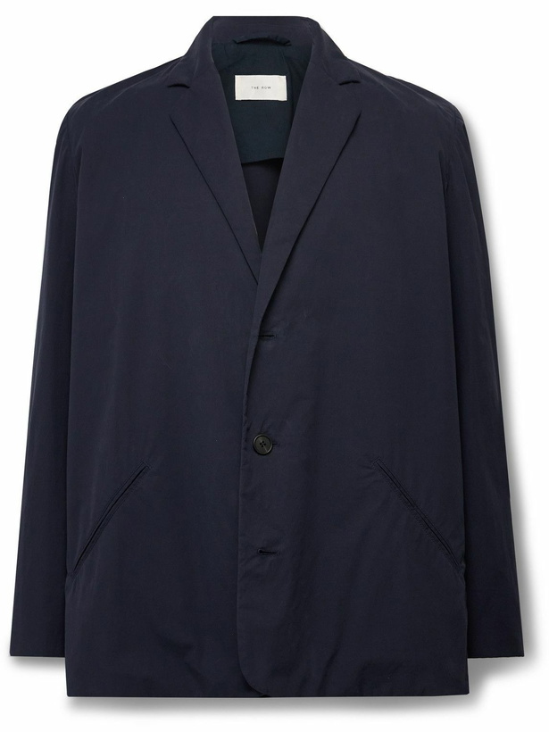 Photo: The Row - Albert Cotton Suit Jacket - Blue