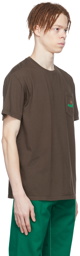 Noah Brown Cotton T-Shirt