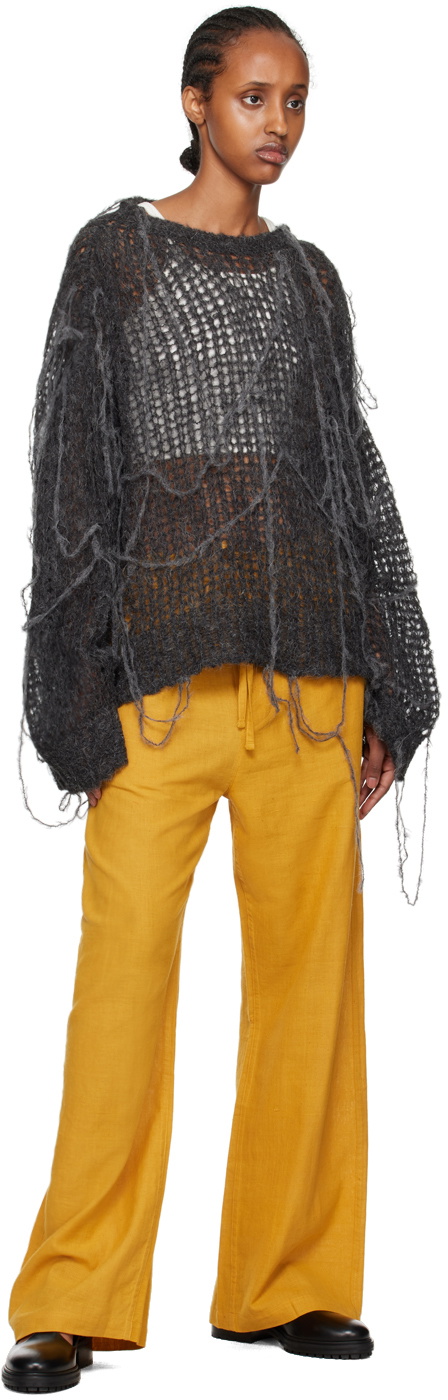 AIREI Gray Loose Thread Sweater AIREI