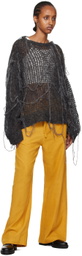 AIREI Gray Loose Thread Sweater