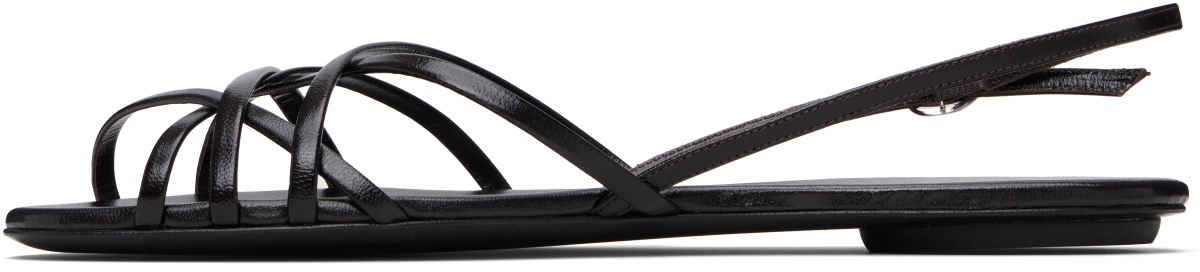 Proenza Schouler Black Uma Slingback Sandals