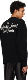 AMIRI Black MA Chateau Sweater