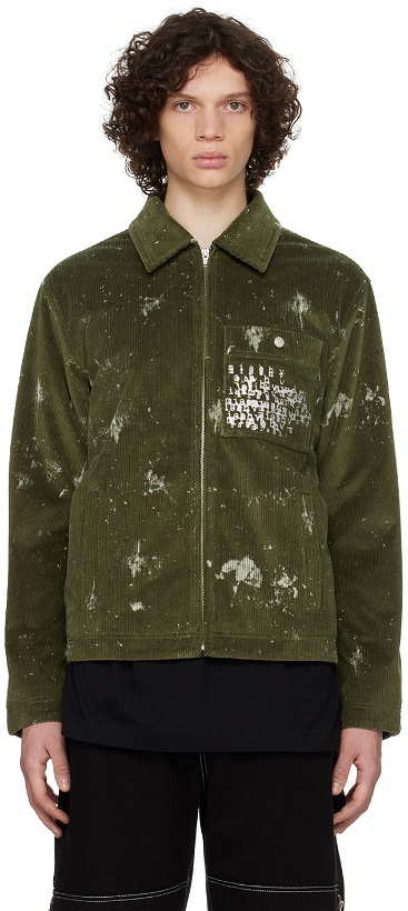 Photo: MISBHV Green Stained Jacket