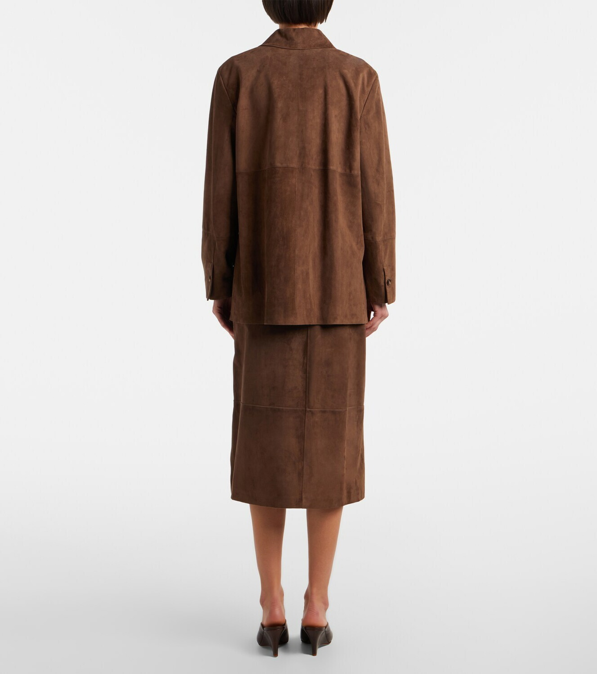 'S Max Mara Suede midi skirt