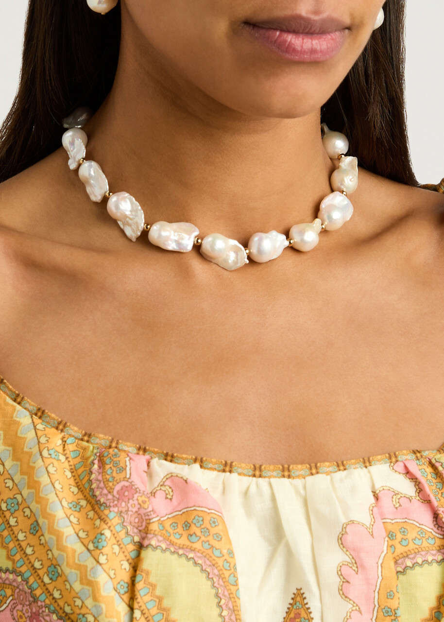 Zimmermann Wish Baroque Pearl Necklace - Gold - One Size Zimmermann