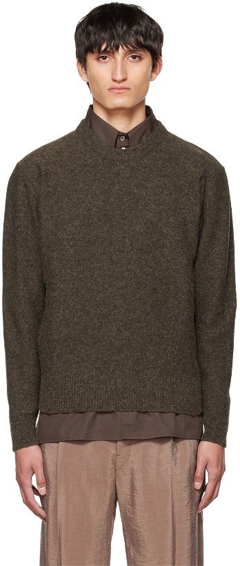 Photo: Lemaire Brown Wool Sweater