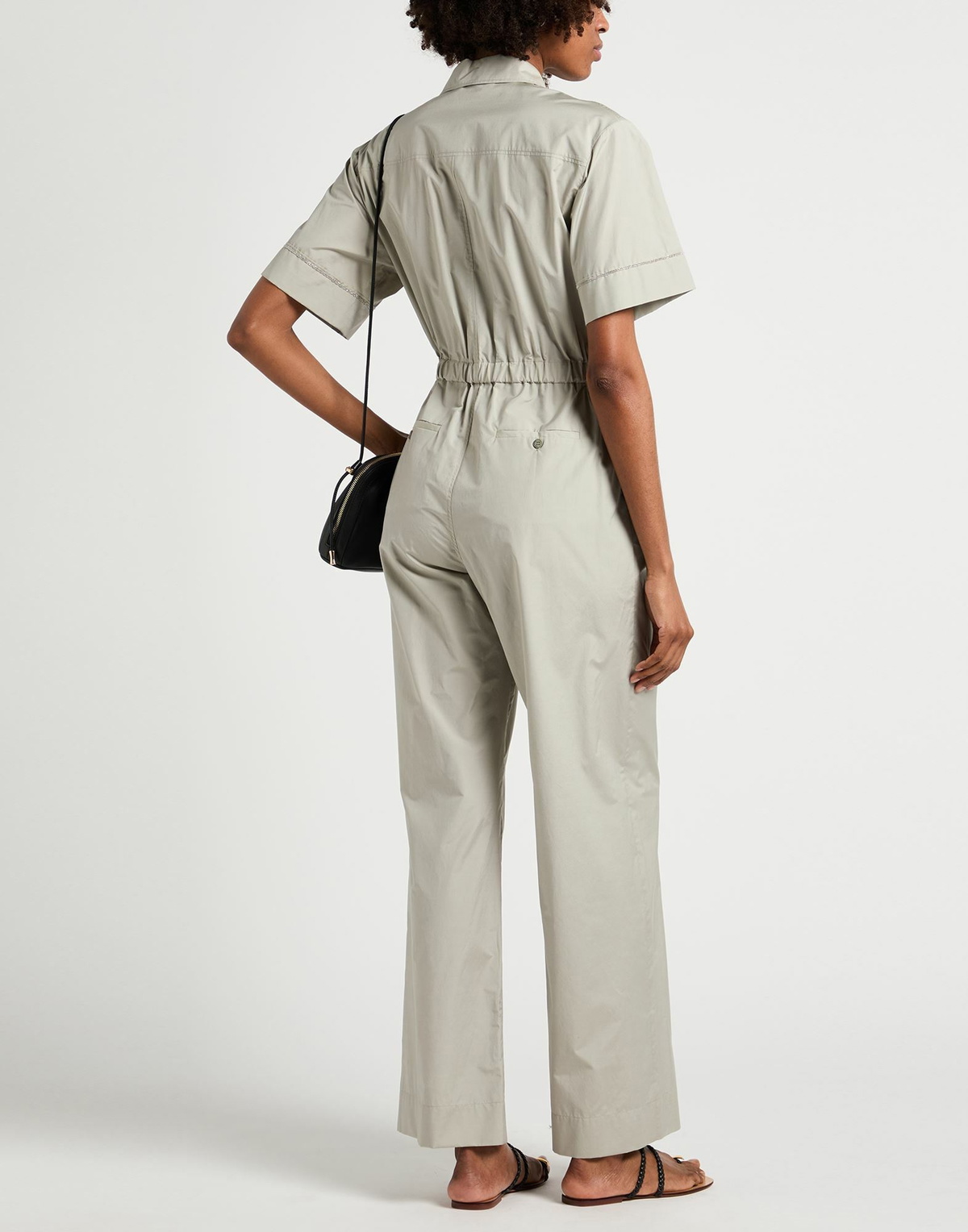 Peserico Womens Jumpsuit in Sage green