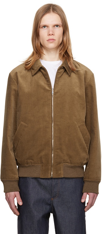 Photo: A.P.C. Brown Gilles Bomber Jacket