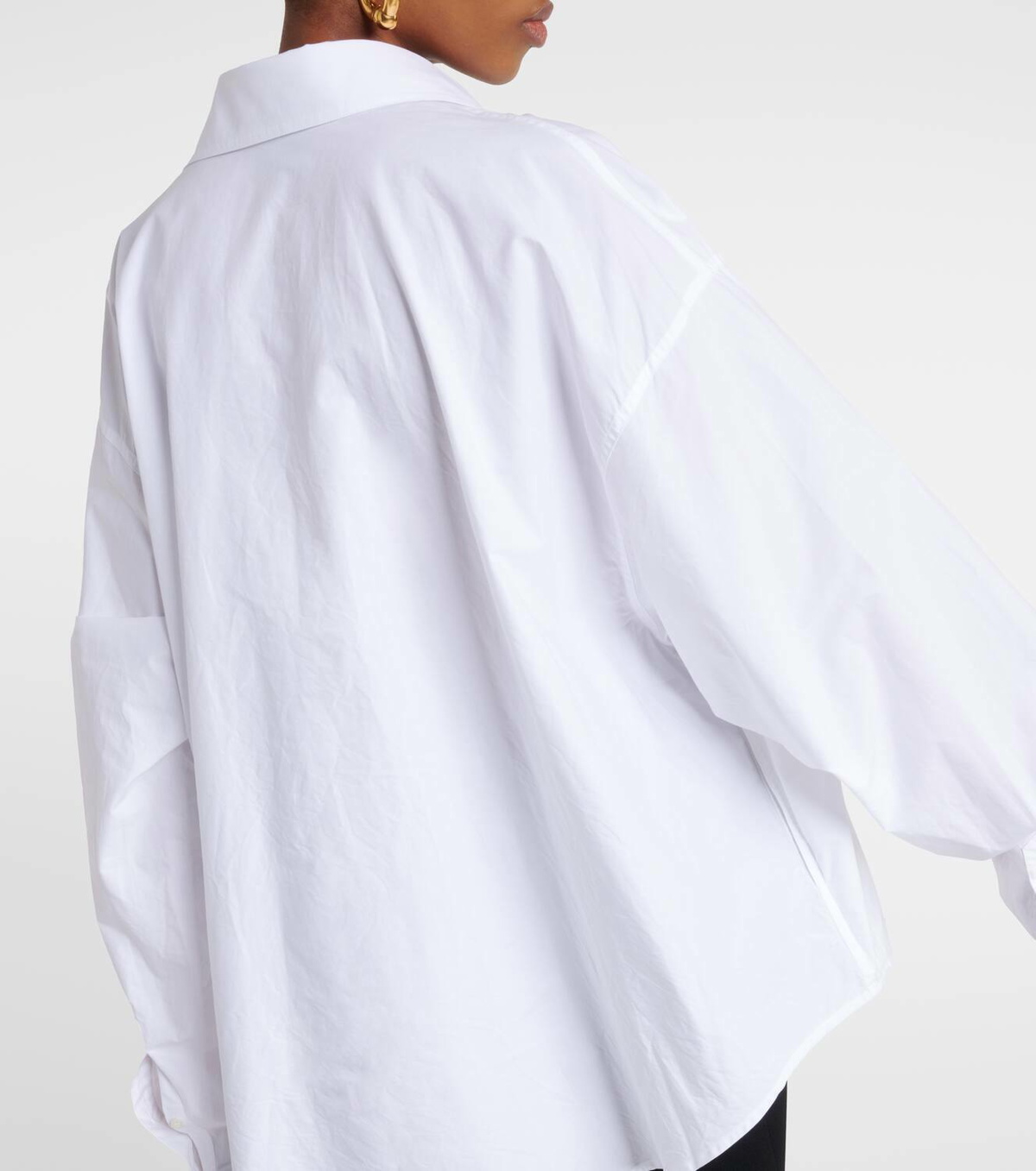 Balenciaga Oversized cotton poplin shirt Balenciaga