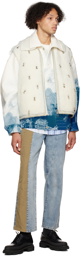 Feng Chen Wang White Chinese Painting Jacket