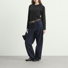 Comme des Garçons Play Heart Long Sleeve T-Shirt in Black