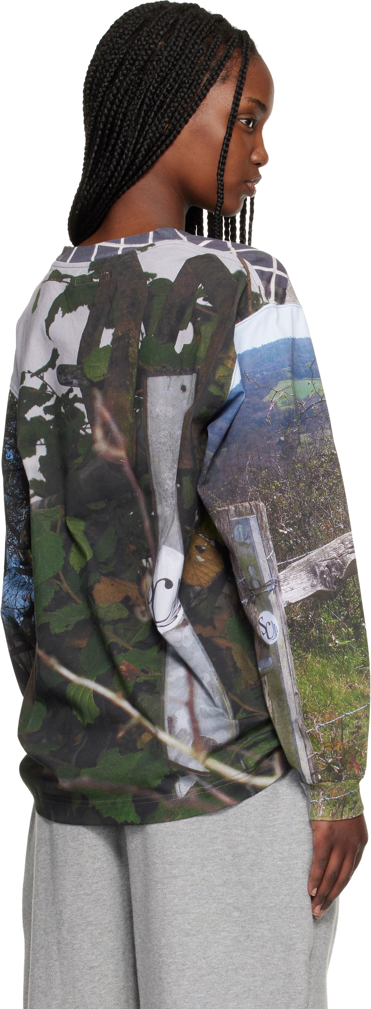 Stefan Cooke Multicolor Country View Long Sleeve T-shirt