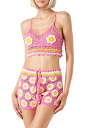 MC2 Saint Barth Daisy Crochet Top