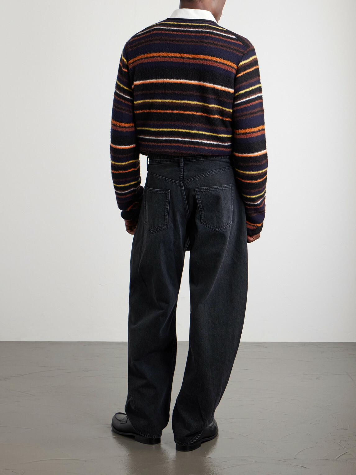 Sacai - Wide-Leg Belted Jeans - Black Sacai