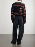 Sacai - Wide-Leg Belted Jeans - Black