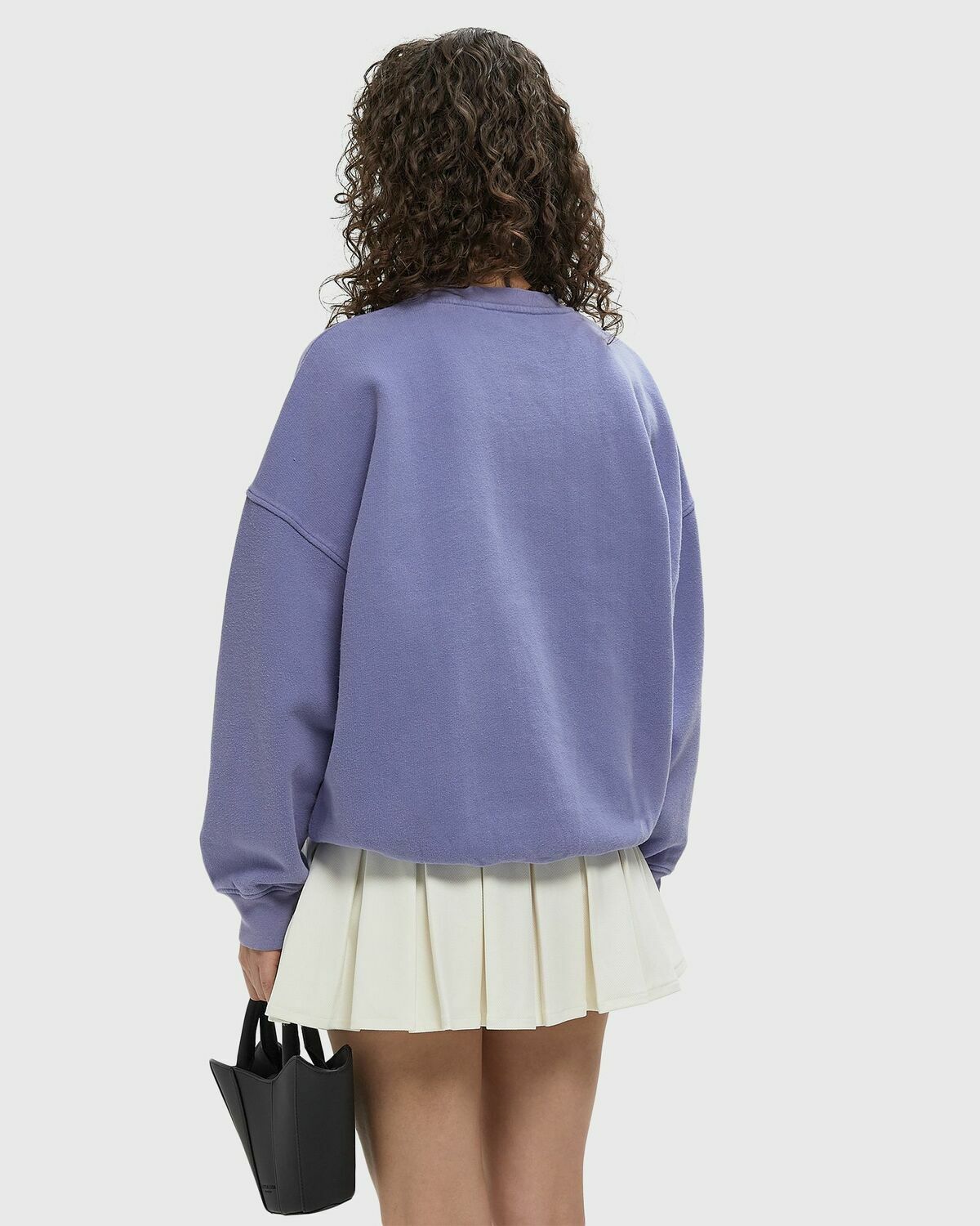 American Vintage PLIZZY Purple Womens Sweatshirt