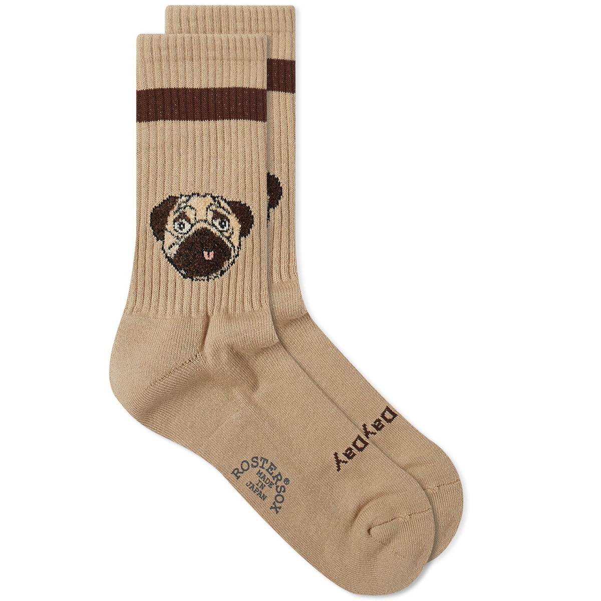 Rostersox Dog Socks in Beige Rostersox