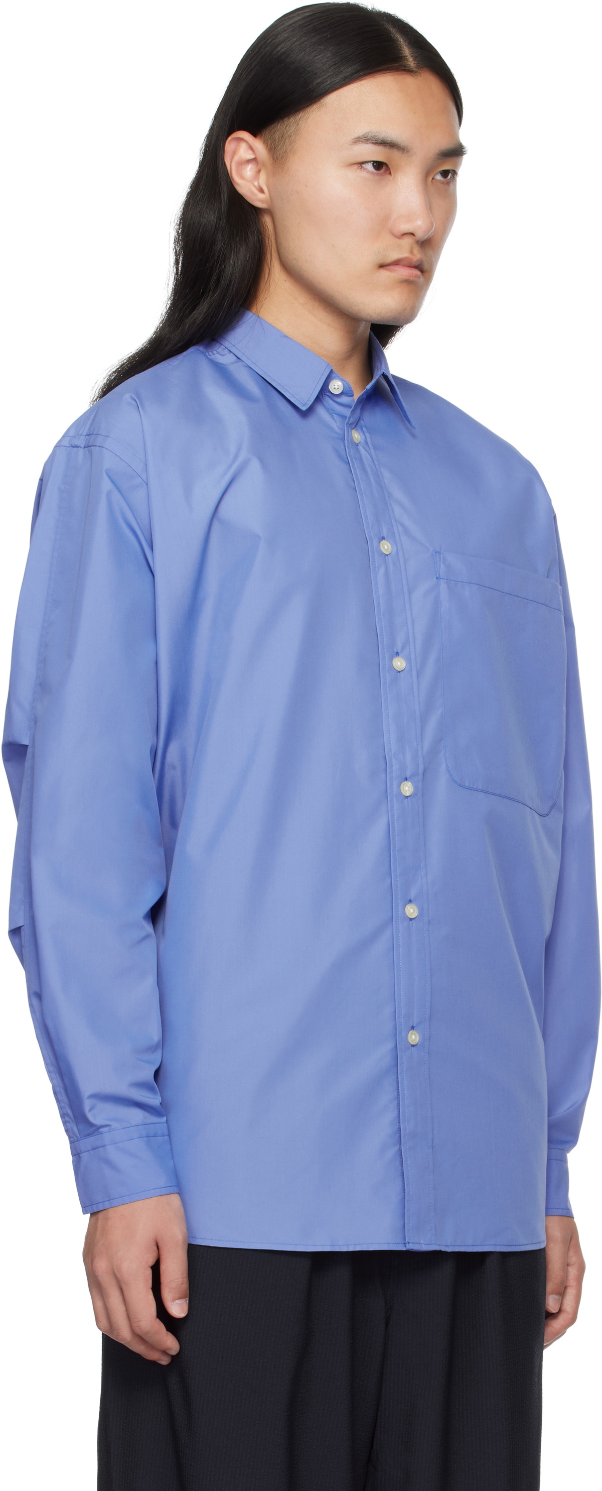 TECH REGULAR COLLAR SHIRT L/S SOLID 【公式通販】