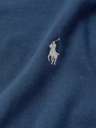 Polo Ralph Lauren - Logo-Embroidered Cotton-Jersey Sweatshirt - Blue